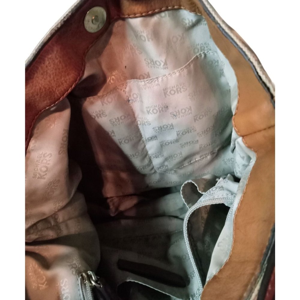 Michael Kors Canvas Shoulder Bag - Picture 7 of 9
